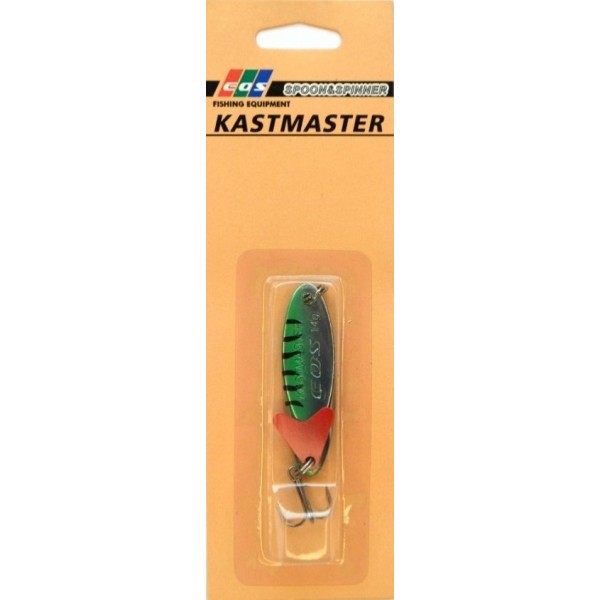 Блесна для рыбалки, колеблющаяся, EOS Kastmaster W150021, вес 14г, цвет GS551005